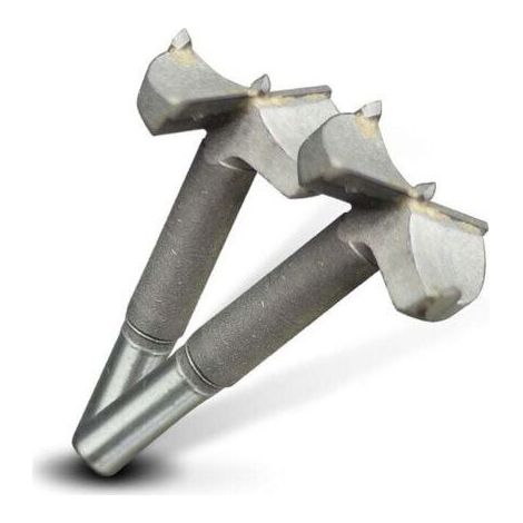 Meche a Bois, Diametre 60mm, Foret Fraise Carbure Pour Faconner Trou Travail du Bois, L'installation de Portes Sphériques Bois, Tiroirs, Plastique, Contreplaqué 2pc (1/3)