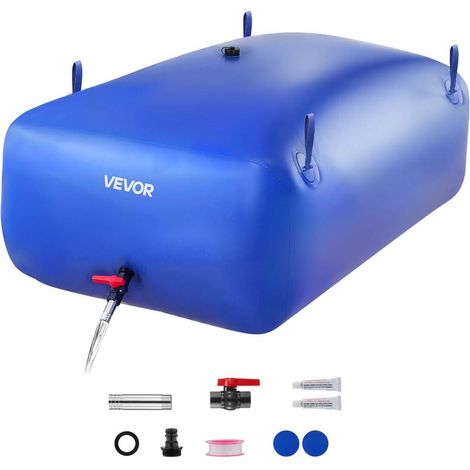 Pour Jardin et Camping Réserve d'Eau Mobile Poche à Eau Pliable 540 L Réservoir PVC 1000D Anti-Fuite (1/5)