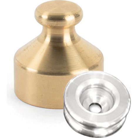Kit de Fixation : Rondelle multi-matériaux Alu + Suspension classique Laiton - L'Attachante (1/5)