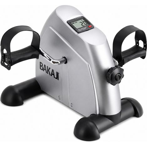 Mini Cyclette da Seduta Bike per Allenamento Riabilitazione Anziani Display LCD