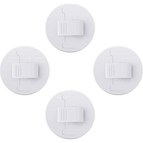 Minimalistisches, rundes Design. Passend für weiße ABS-Duschvorhänge. Geeignet fürs Badezimmer. (1/5)
