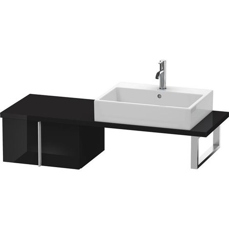 VERO mobile console basso 285x500x448mm nero lucido
