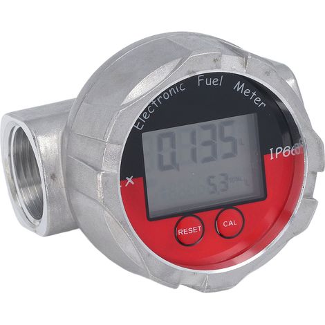 Débitmètre numérique à turbine de 1 pouce avec affichage LCD, haute précision, pour diesel, essence et eau, pression maximale 20 MPa. (1/5)