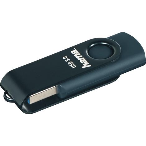 Hama USB-Stick Rotate 256GB USB 3.0 Petrolblau 90MB/s