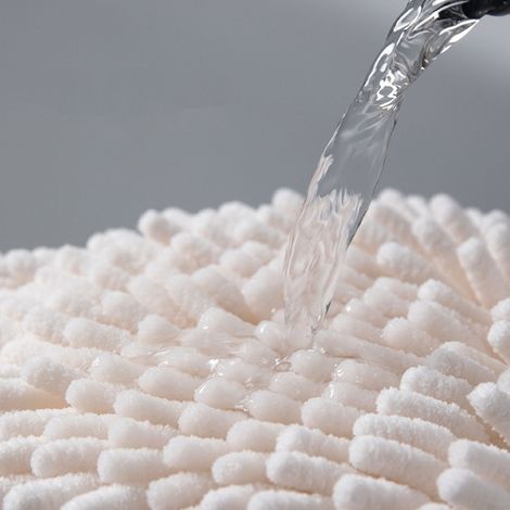 Serviettes à main suspendues, mignonnes, épaisses, absorbantes, à séchage rapide, douces et en forme de boule, pour la cuisine et la salle de bain (1/5)