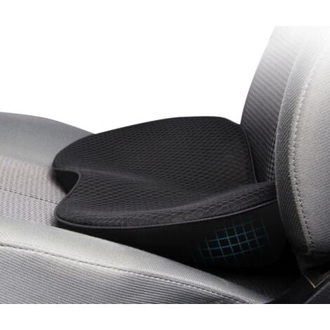 Cojín para asiento de coche para conductor, cojín elevador grueso, cojín para aliviar el dolor de espalda para todas las estaciones (1/5)