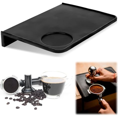 Tapis Tamper - Silicone Alimentaire - Antidérapant - Pour Tassage Café - 12 cm x 12 cm - 1 Pièce (1/5)