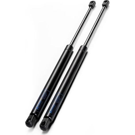 Vérins à gaz 500mm 550N/55kg pour coffre jardin, 2 Pièces Verin Hydraulique pour poubelle, porte tracteur, placard cuisine, basculante lourde Verin de Hayon (1/5)