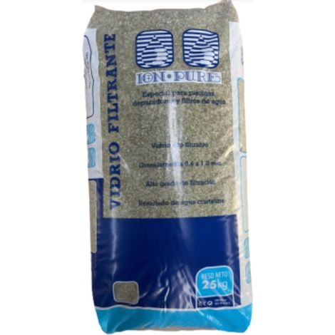 Astralpool – Verre filtrant pour piscine 25 kg – Granulométrie 0,6-1,2 mm – Améliore la filtration et réduit chloramine – Compatible avec tous filtres