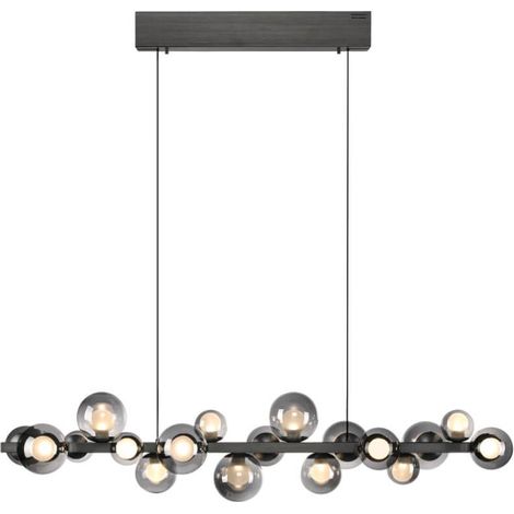 Lampe suspendue unique Pure E-Popup 18 gris clair - 2557-15