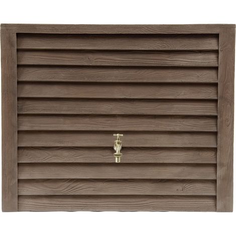GARANTIA WOODY Wandtank 350 Liter darkwood (1/8)