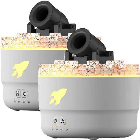 Lot de 2 mini-canons humidificateurs et diffuseurs d'arômes avec 2 modes (1/5)
