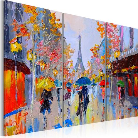 Tableau Imprimé "Rainy Paris" 60 x 90 cm (1/2)