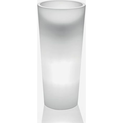 Vaso luminoso da giardino in polietilene RGBW ricaricabile Gaia 70