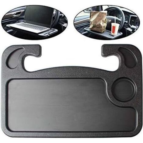 Car Steering Wheel Desk, Multifunctional Portable Car Steering Wheel Tray, Double-Sided Design, Automatic Steering Wheel Tray for Computer (1/5)