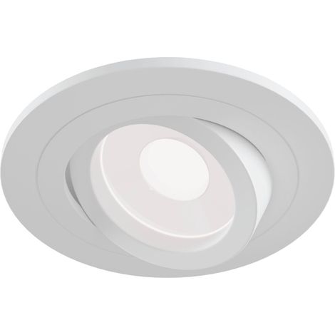Faretto da incasso Downlight in Alluminio Atom Bianco (1/4)