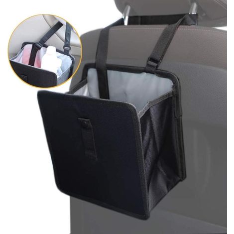 Poubelle de voiture, poubelle étanche, sac poubelle anti-fuite pour siège auto (1/5)