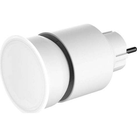 Electraline led-nachtlicht ip44 10w 3000k mit schuko-stecker 4 helligkeitsstufen - 58047