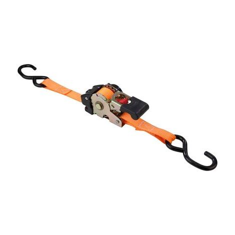 Spanngurt Strend Pro, selbstaufrollender Gurt mit Ratsche, 25 mm, L-1,8 m, max. 300 kg, Pack. 2 Stk.