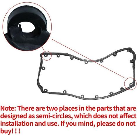 Jeu de boulons de joint de cache-culbuteur de soupape 070103469A Kit de joint de cache-culbuteur pour moteur de voiture compatible VW T5 Transporter 2.5 Tdi 2003-2009 070115315A SI-AT58044 (1/2)