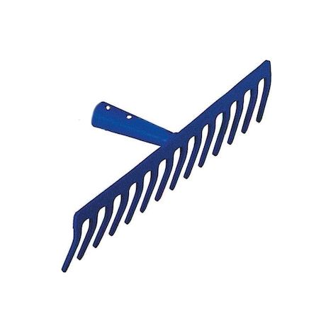 Revex – Râteau 14 dents droites – Douille soudée – Épaisseur peigne 4,5 mm – Pour niveler et tasser les sols