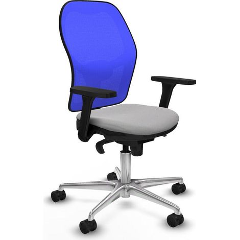 Piqueras y Crespo Silla de oficina moderna gris claro