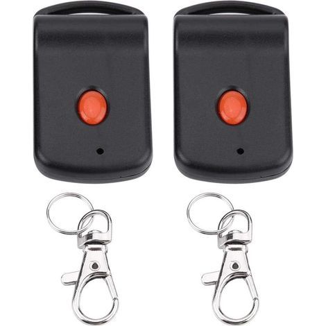 car key garage door opener remote control duplicator,Télécommande de porte de garage, 2 Pcs Télécommande porte-clés Mini porte de garage à diance émetteur de garage replacement pour Doormate TRG306 Re (1/4)
