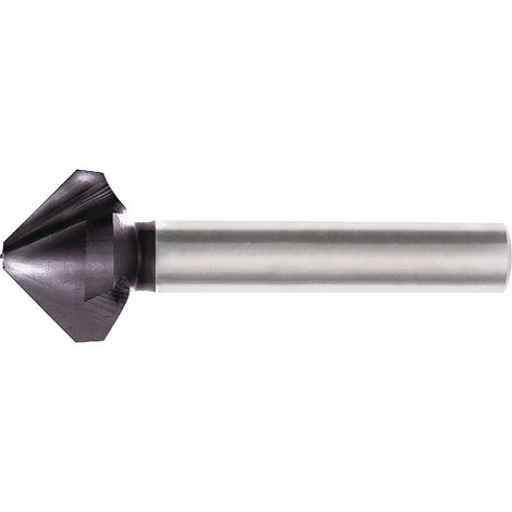 Fraise conique DIN 335C 90 degrés D.6,3mm HSS TiAlN Z.3 TECWERK (1/2)