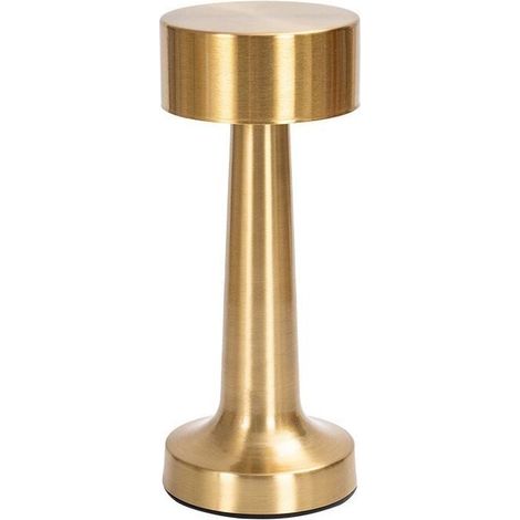 ZVD Lampe De Table à Gradation, Lampes De Table sans Fil Rechargeables avec Capteur Tactile, Luminosité à 3 Niveaux, Lampe De Nuit à LED 3w pour Tables De Chevet, Tables Basses, Restaurants (1/4)
