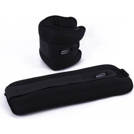 BODYLINE Coppia Cavigliere In Neoprene Con Peso 3 Kg Cad Cavigliera Fitness Auto (1/5)
