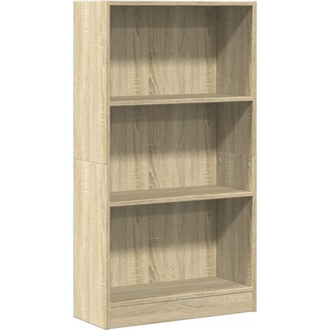 Estantería de madera de ingeniería roble Sonoma 60x24x109 cm vidaXL (1/6)
