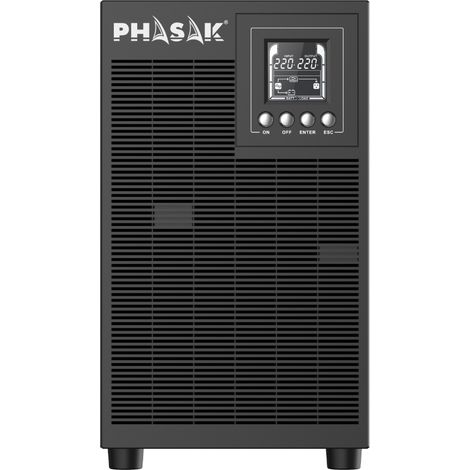 Phasak PH 9230 - Gruppo di continuità (3000 VA, LCD, USB, SNMP, RJ45, RS-232) (1/5)