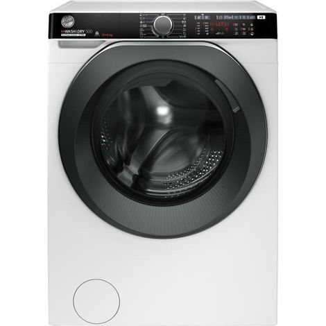 Hoover – Lave-linge séchant 10 kg – 1500 trs/min – Classe A – Moteur Inverter – Fonction vapeur – Connecté Wi-Fi – Blanc (1/10)