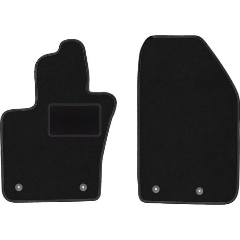 Tapis avant noirs pour : Fiat 500X crossover (2014-2018) (1/5)