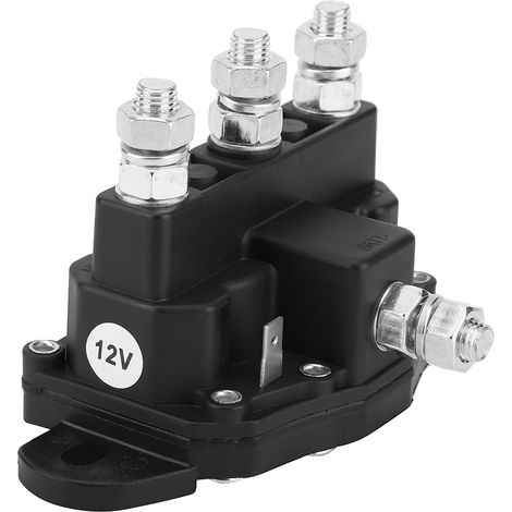 Relais contacteur d'inversion de moteur de treuil 12 V à 6 bornes (1/5)