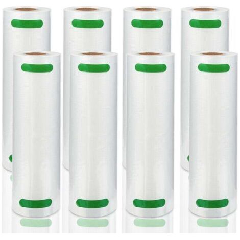 Food Vacuum Bags 8 Rolls, 20 x 600 CM for Vacuum Sealing Device, Refrigerator, Reusable Vacuum Rolls (1/4)