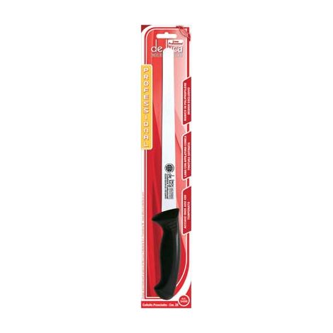 Coltello prosciutto professional de luca manico plt/inox cm 28 (2 pezzi) Deluca