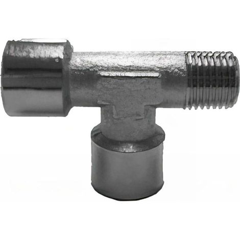 Raccord pneumatique T 1/4" Femelle - 400044 - Alsafix