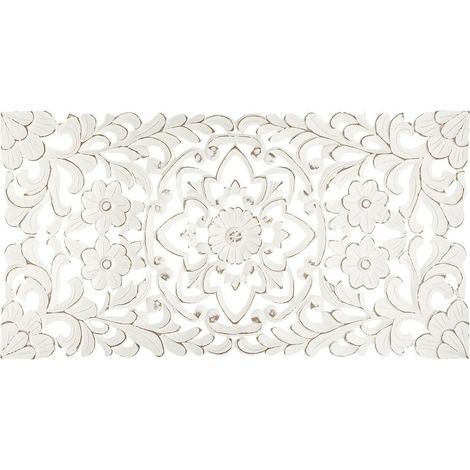 Fanny decoración de pared de madera tallada 85x45cm