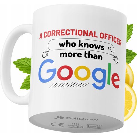 Lustige Tasse für Justizvollzugsbeamte – Kaffee- oder Teetasse mit witzigem Textdesign – ideal für Geburtstage, Namenstage, Feiertage und besondere Anlässe. Hochwertige Tasse für Zuhause, Büro und Arb