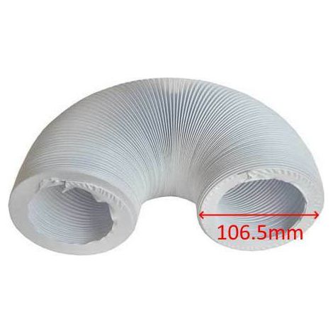 Tubo universale scarico aria condizionatore portatile 2.5MT diametro 106.5mm