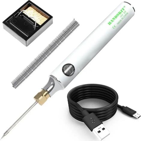 5V 8W USB stylo de fer à souder à souder électrique Kit d'outils de soudage à la main à chauffage rapide (1/5)