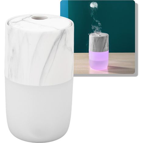 Humidificateur portable 300 ml USB avec minuterie, en forme de méduse, et veilleuse colorée pour voiture et maison. (1/5)