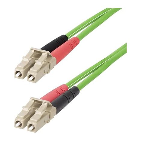 StarTech.com 20m LC zu LC(UPC) OM5 Multimode Glasfaserkabel, 50/125µm Duplex LOMMF Zipcord, 40G/100G, Biegeunempfindlich, Kleine Einfügedämpfung, LSZH LWL Verlegekabel/Patchkabel