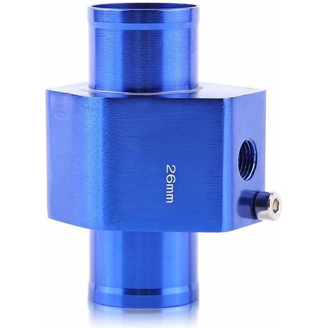 Tuyau de joint de jauge de température, adaptateur de tuyau de radiateur de jauge de capteur de température de l'eau de voiture avec colliers de serrage [26MM] adaptateur sonde temperat (1/5)