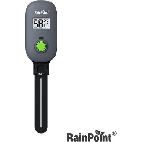 Misuratore digitale di umidità del suolo RAINPOINT, sensore per piante nel terreno, temperatura e umidità del suolo (1/5)