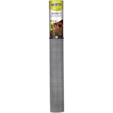 Grillage souple en polyéthylène gris 1 x 5 m – Résistant aux UV – Maille rectangulaire 9x9 mm – Pour délimitation d'espaces – Tenax