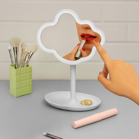 Miroir de table nuage avec led blanc (1/5)