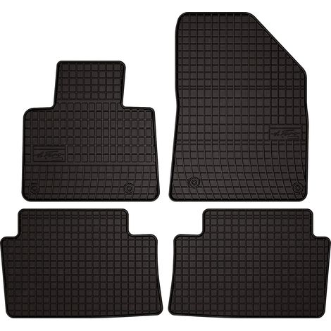 Alfombrillas de goma para Citroën C5 II X7 liftback, sedan, station wagon, tourer (2008-2017) - negras, ajustables (1/5)