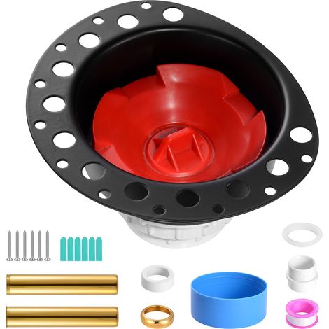Kit de vidange pour baignoire autoportante, 2 tuyaux en laiton, adaptable PVC, pour baignoires îlot et sur pied. (1/5)